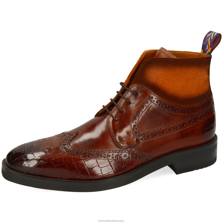42FNT85 bokacsizma barna Melvin & Hamilton Jeff 34 férfiak