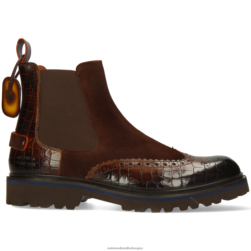 férfiak Melvin & Hamilton 42FNT101 bokacsizma barna pierce 26
