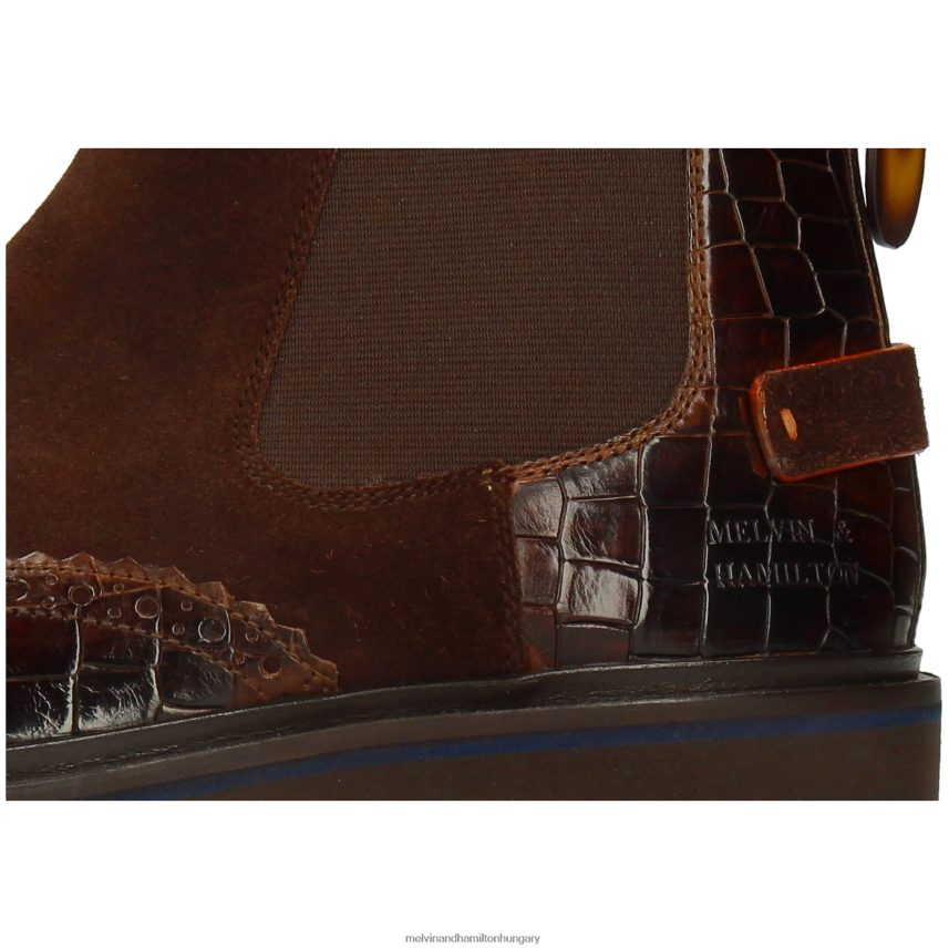 férfiak Melvin & Hamilton 42FNT101 bokacsizma barna pierce 26