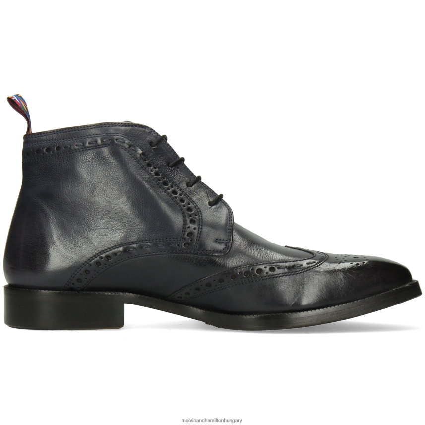 férfiak Melvin & Hamilton 42FNT109 bokacsizma kék Jeff 7