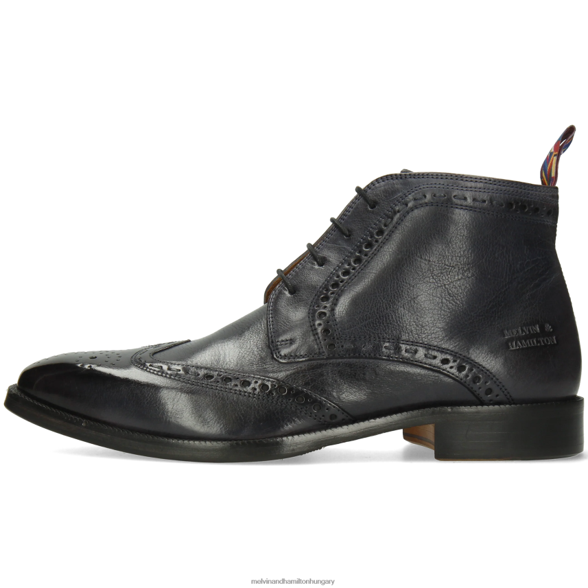 férfiak Melvin & Hamilton 42FNT109 bokacsizma kék Jeff 7