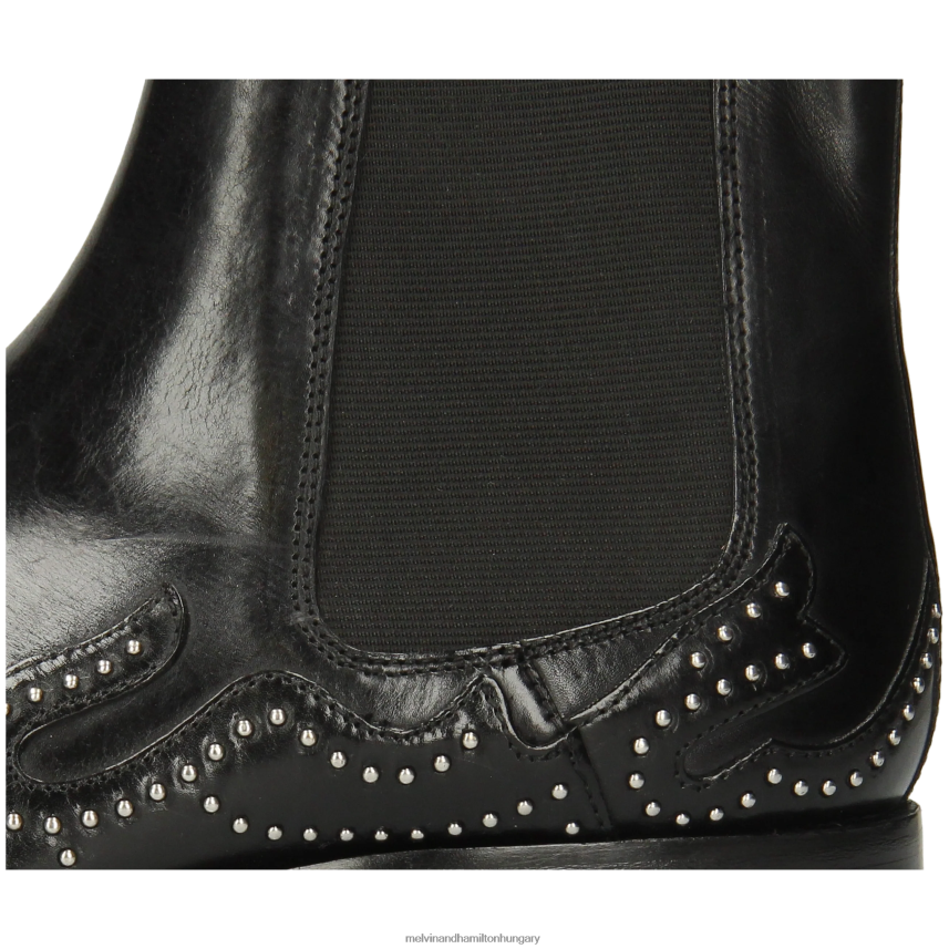 férfiak Melvin & Hamilton 42FNT114 bokacsizma fekete elvis 81