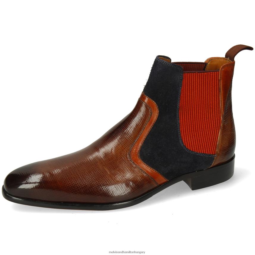 férfiak Melvin & Hamilton 42FNT115 bokacsizma barna Lewis 26