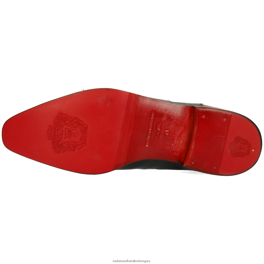 férfiak Melvin & Hamilton 42FNT11 bokacsizma fekete elvis 12