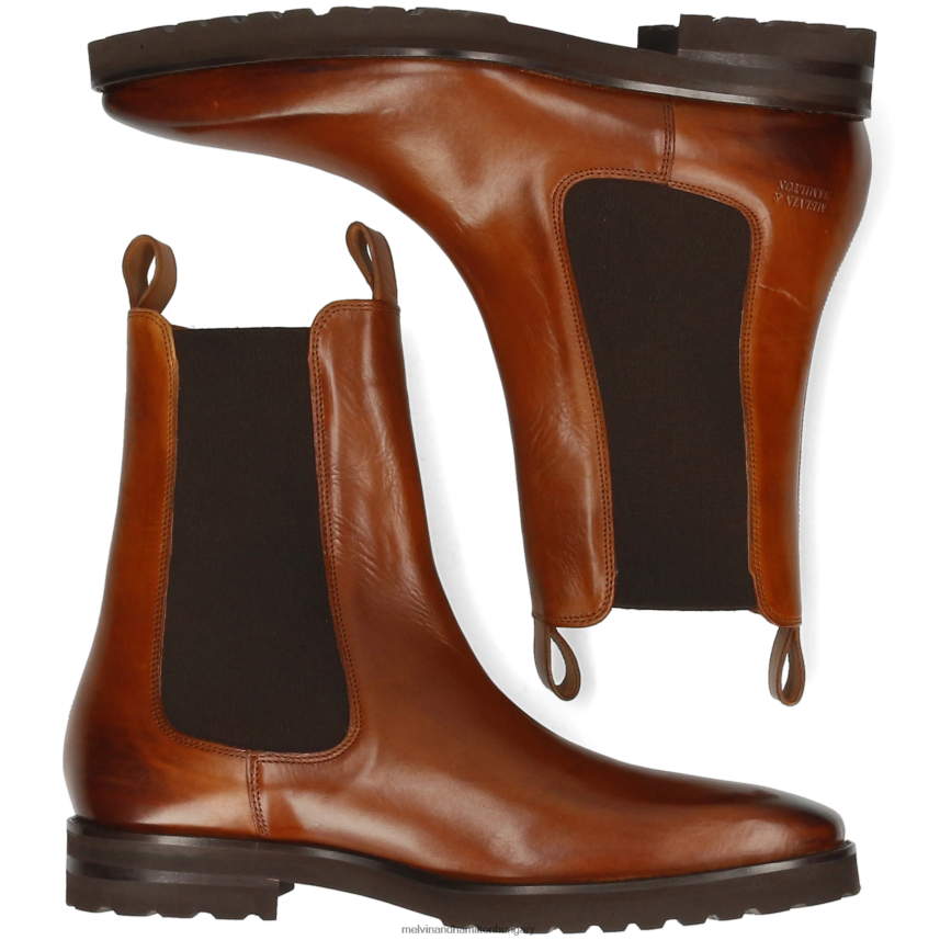 férfiak Melvin & Hamilton 42FNT121 bokacsizma barna Clark 49