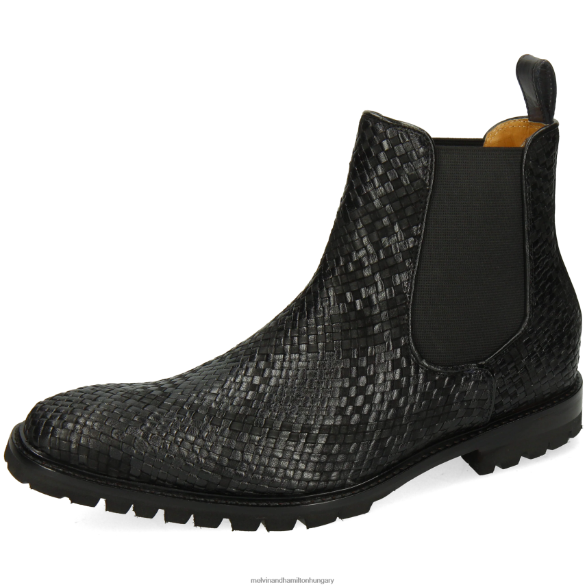 férfiak Melvin & Hamilton 42FNT122 bokacsizma fekete Carlo 5