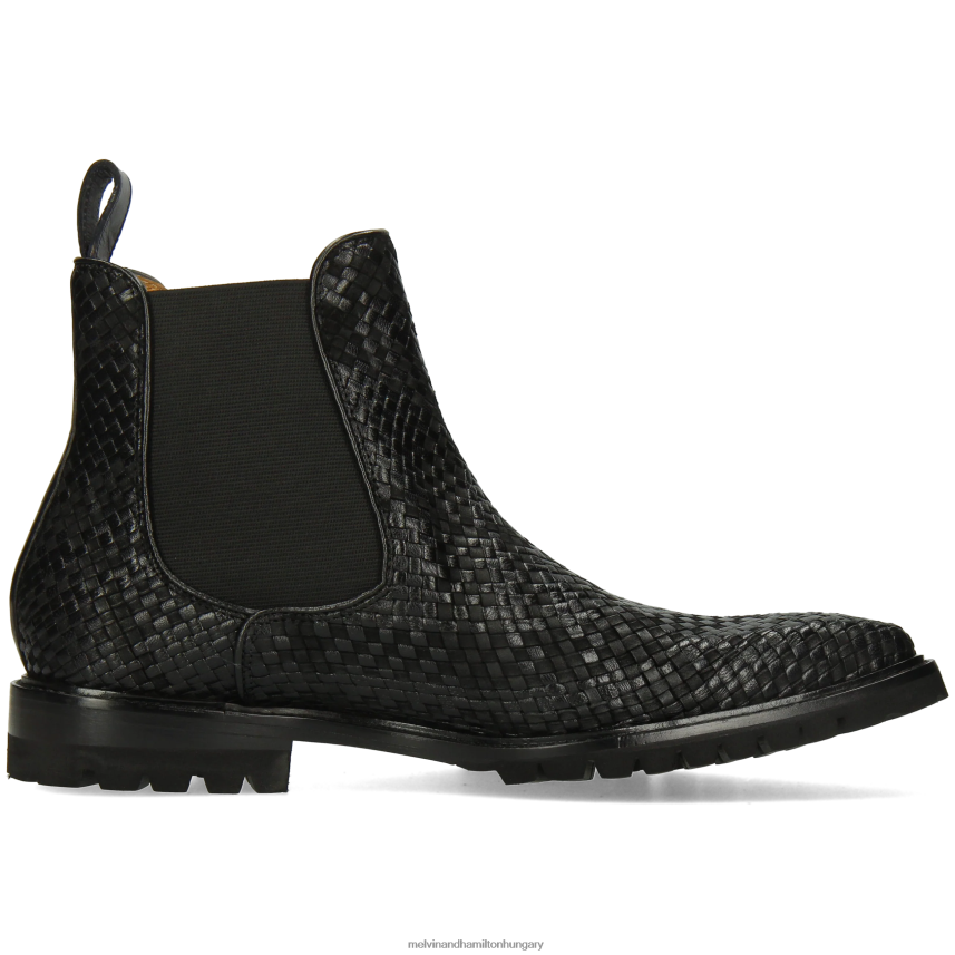 férfiak Melvin & Hamilton 42FNT122 bokacsizma fekete Carlo 5