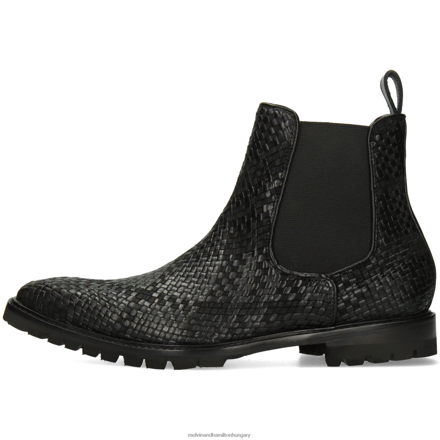 férfiak Melvin & Hamilton 42FNT122 bokacsizma fekete Carlo 5
