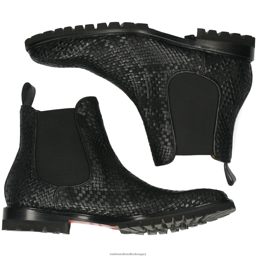 férfiak Melvin & Hamilton 42FNT122 bokacsizma fekete Carlo 5