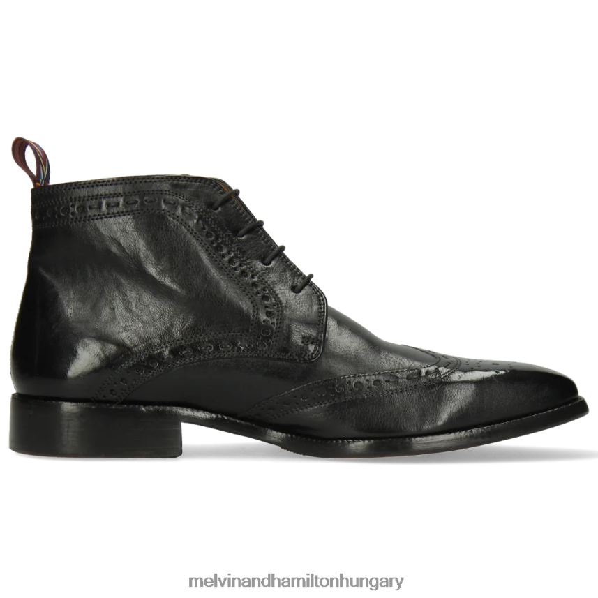 férfiak Melvin & Hamilton 42FNT126 bokacsizma fekete Jeff 7