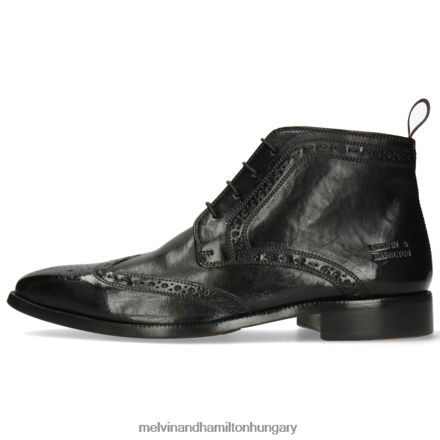 férfiak Melvin & Hamilton 42FNT126 bokacsizma fekete Jeff 7