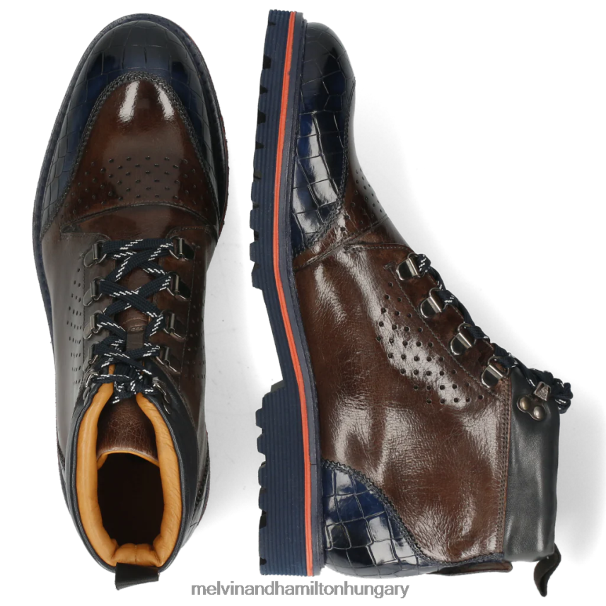 férfiak Melvin & Hamilton 42FNT131 bokacsizma barna trevor 5