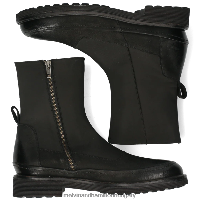 férfiak Melvin & Hamilton 42FNT135 bokacsizma fekete trevor 39