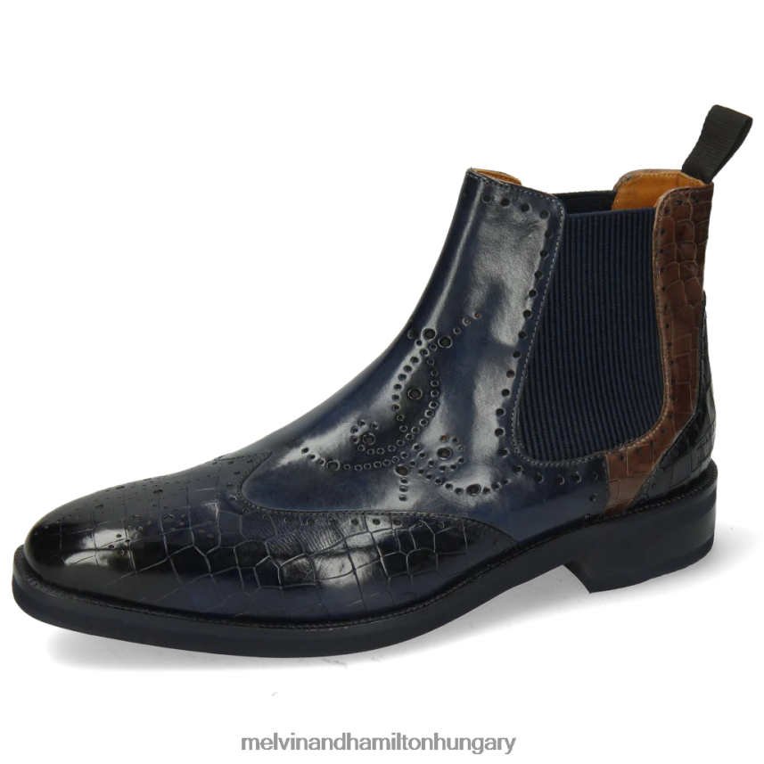 férfiak Melvin & Hamilton 42FNT137 bokacsizma kék Jeff 35