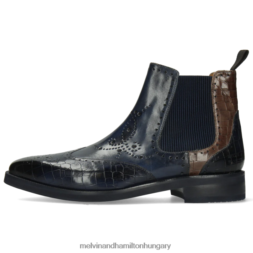 férfiak Melvin & Hamilton 42FNT137 bokacsizma kék Jeff 35