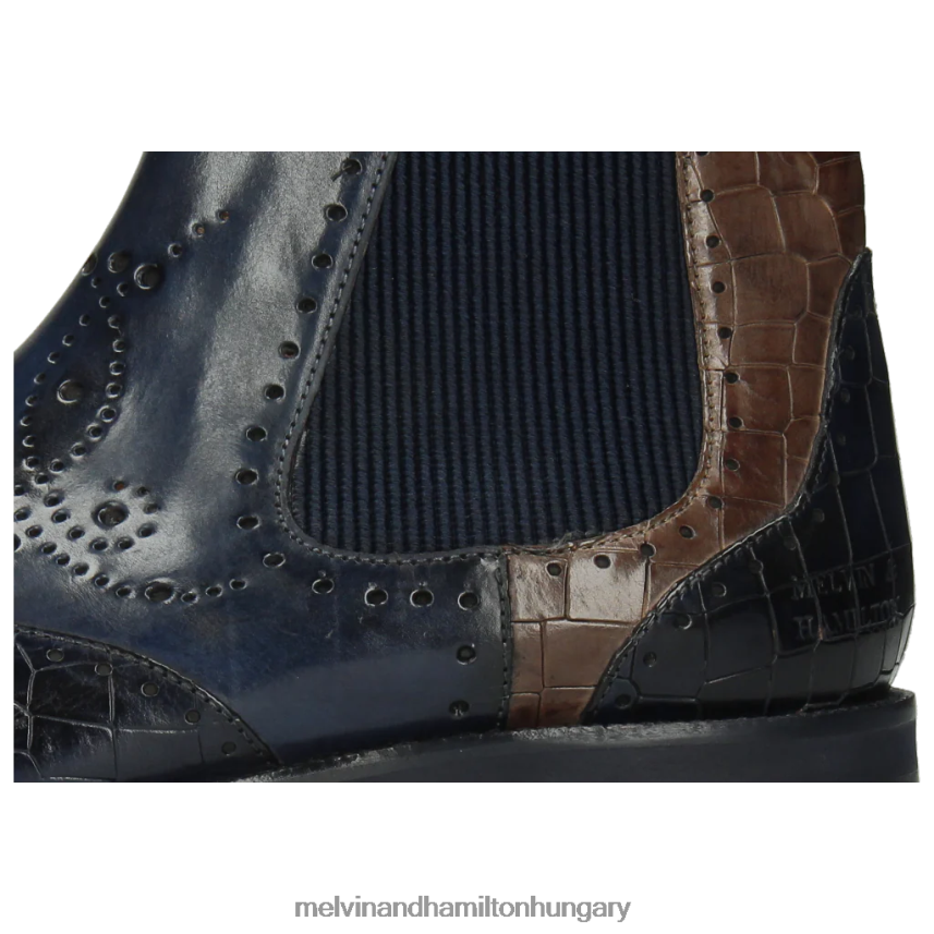 férfiak Melvin & Hamilton 42FNT137 bokacsizma kék Jeff 35