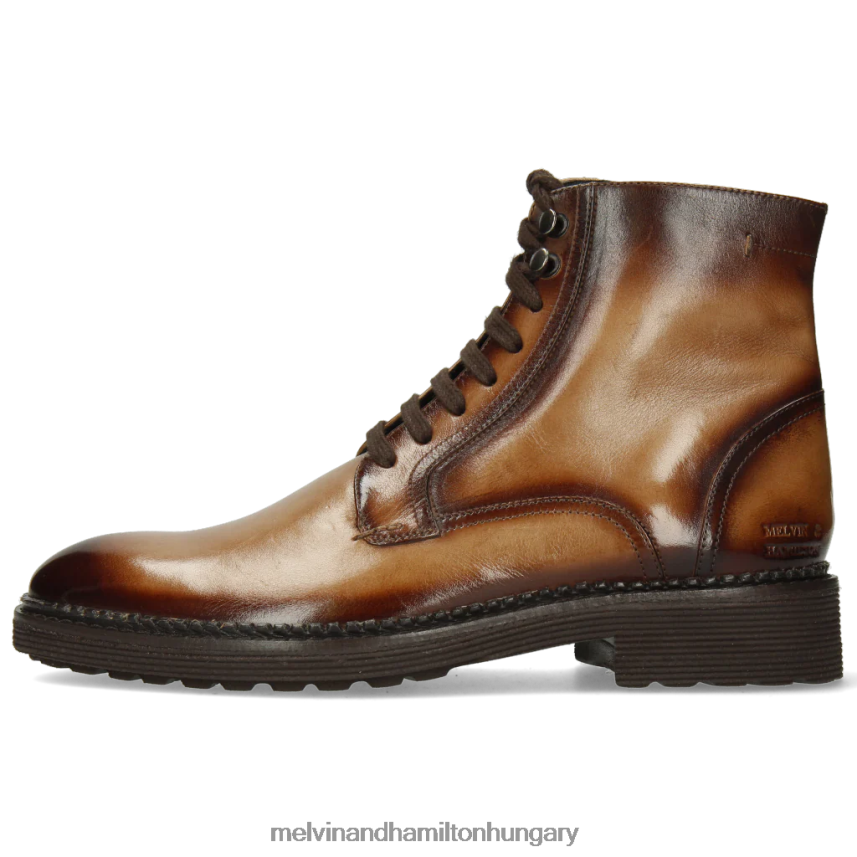 férfiak Melvin & Hamilton 42FNT142 bokacsizma világos barna trevor 41