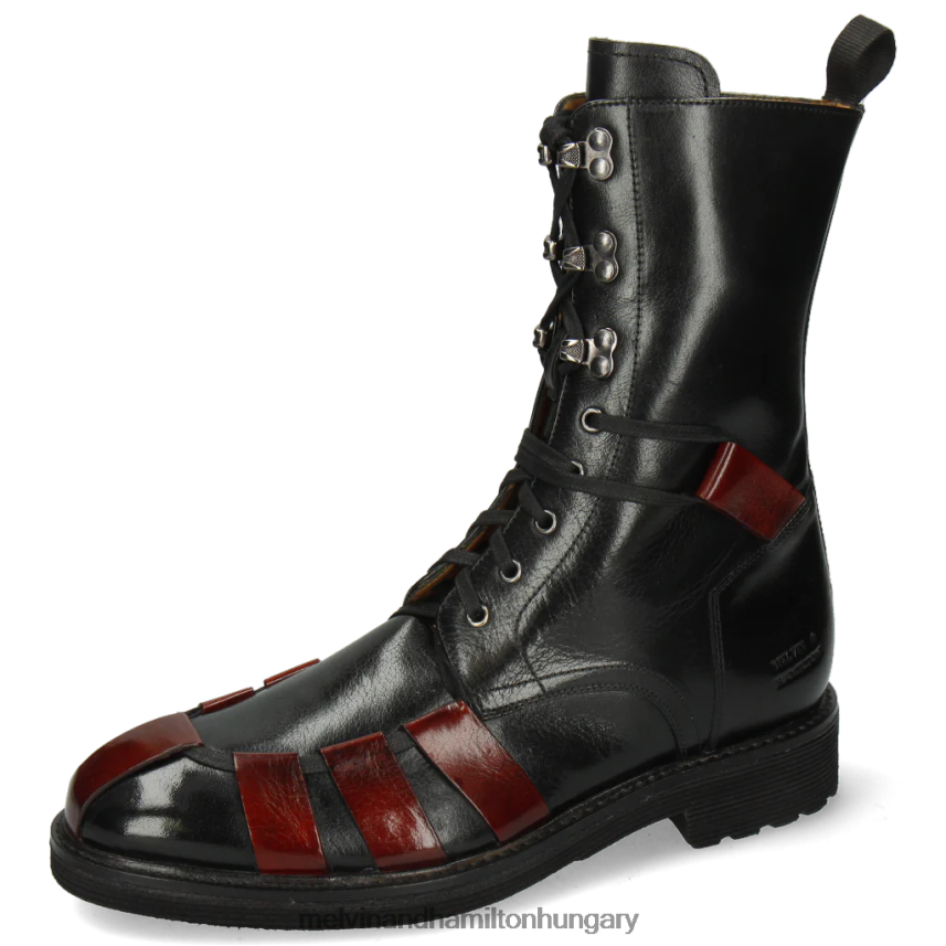 férfiak Melvin & Hamilton 42FNT144 bokacsizma fekete trevor 43