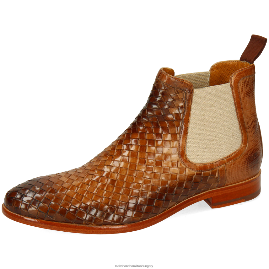 férfiak Melvin & Hamilton 42FNT14 bokacsizma világos barna brad 6