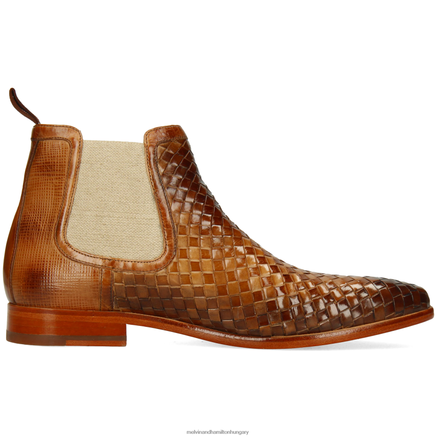 férfiak Melvin & Hamilton 42FNT14 bokacsizma világos barna brad 6