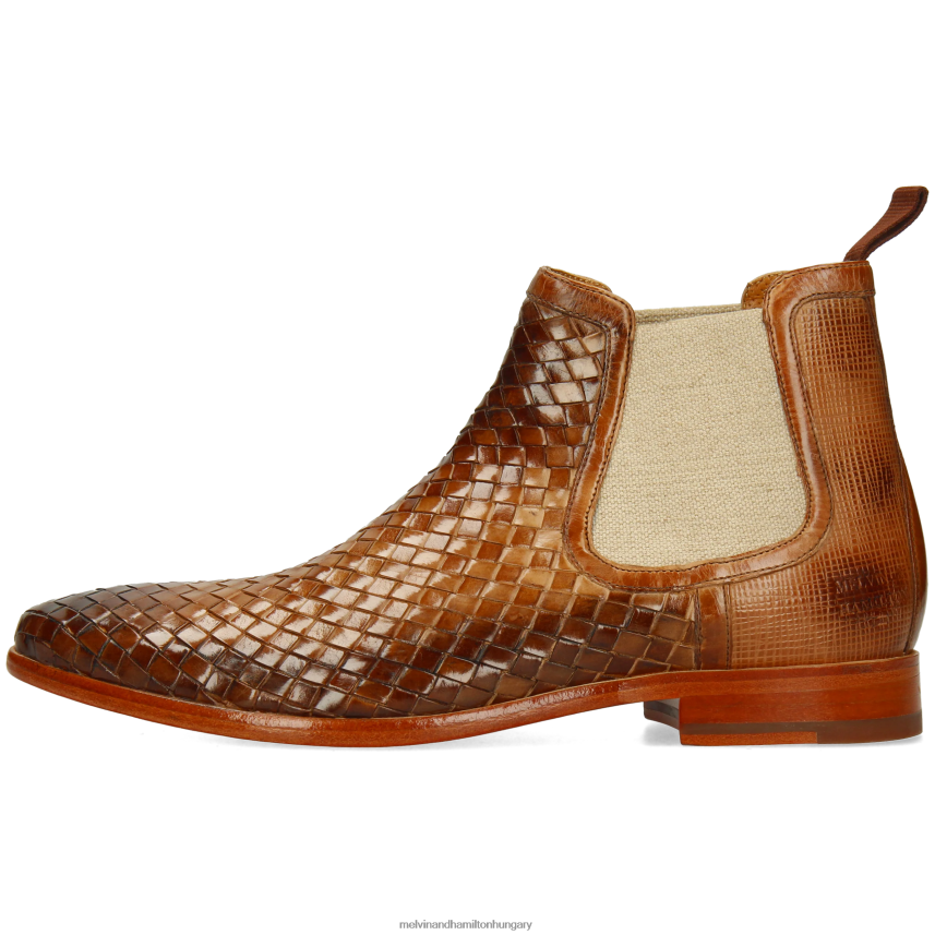 férfiak Melvin & Hamilton 42FNT14 bokacsizma világos barna brad 6