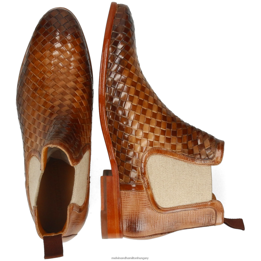 férfiak Melvin & Hamilton 42FNT14 bokacsizma világos barna brad 6