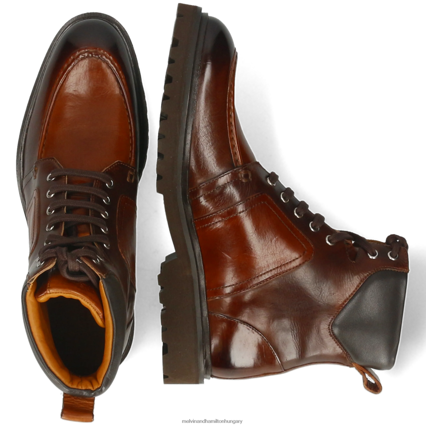 férfiak Melvin & Hamilton 42FNT18 bokacsizma barna George 1