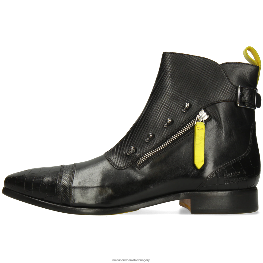 férfiak Melvin & Hamilton 42FNT1 bokacsizma fekete elvis 25