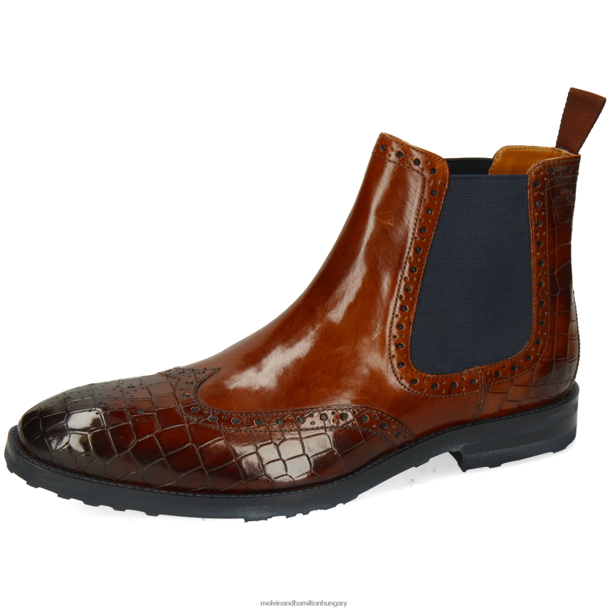 férfiak Melvin & Hamilton 42FNT28 bokacsizma barna flynn 2