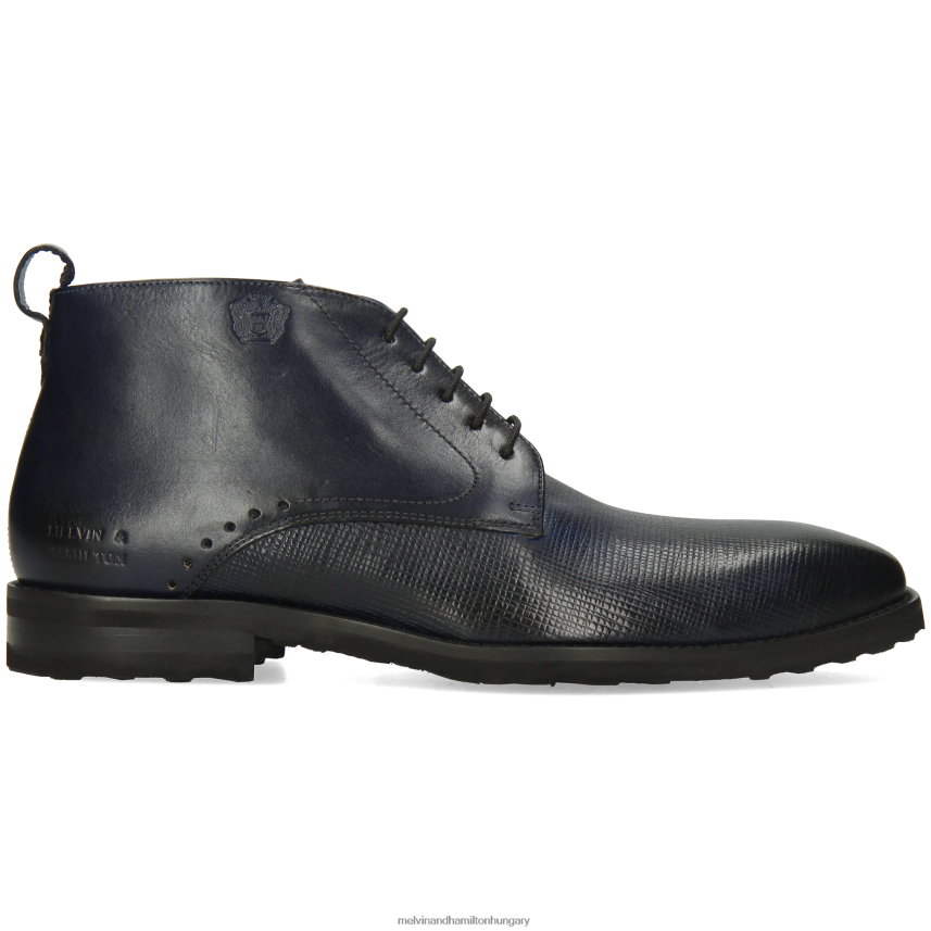 férfiak Melvin & Hamilton 42FNT29 bokacsizma kék flynn 3