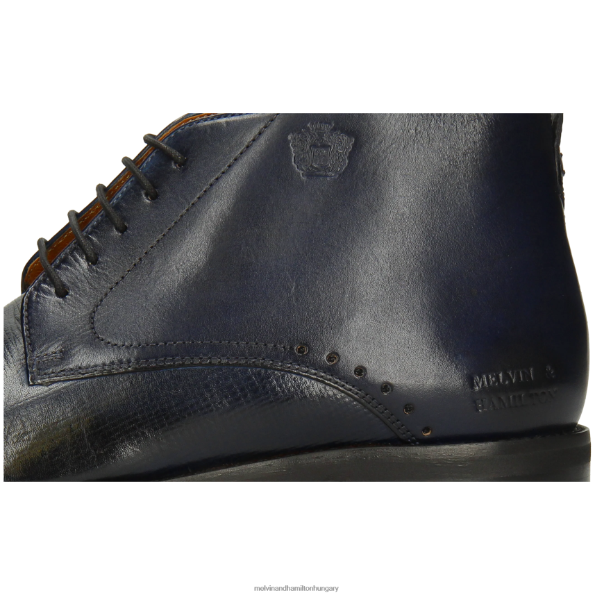 férfiak Melvin & Hamilton 42FNT29 bokacsizma kék flynn 3