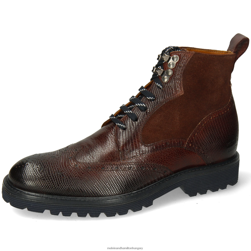 férfiak Melvin & Hamilton 42FNT38 bokacsizma barna trevor 34
