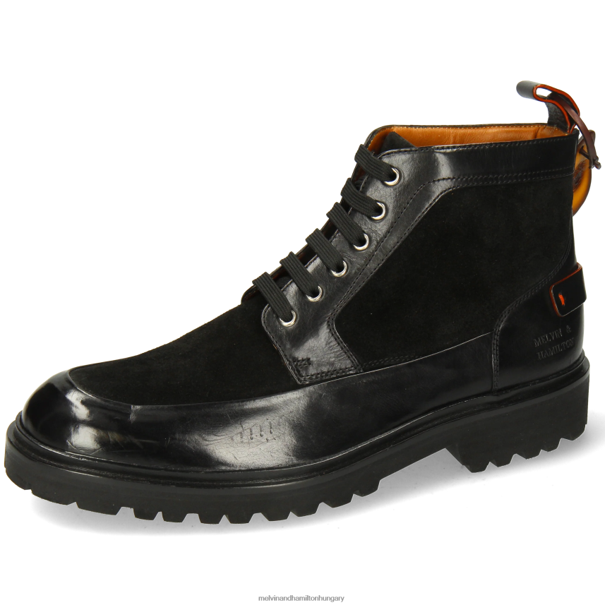 férfiak Melvin & Hamilton 42FNT41 bokacsizma fekete szúrás 23