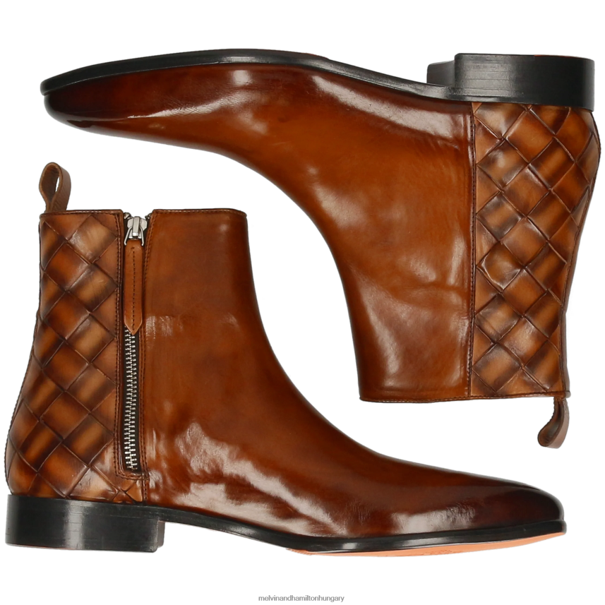 férfiak Melvin & Hamilton 42FNT49 bokacsizma barna Lewis 55