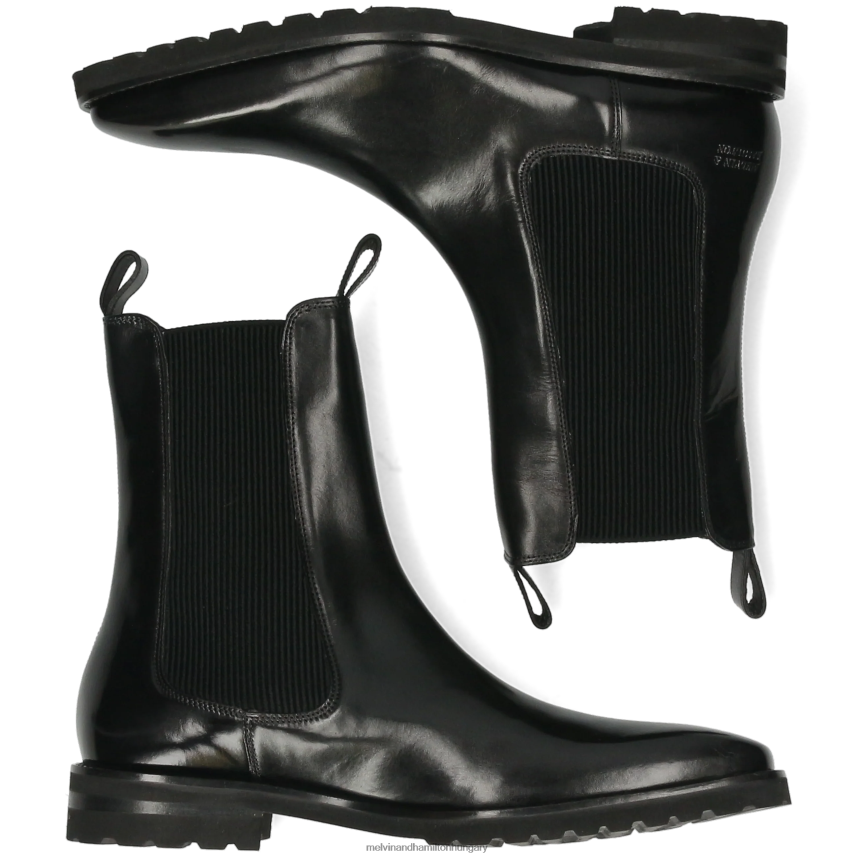 férfiak Melvin & Hamilton 42FNT56 bokacsizma fekete Clark 49