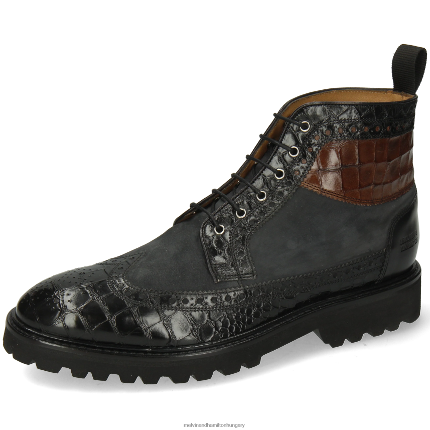 férfiak Melvin & Hamilton 42FNT64 bokacsizma fekete Máté 9