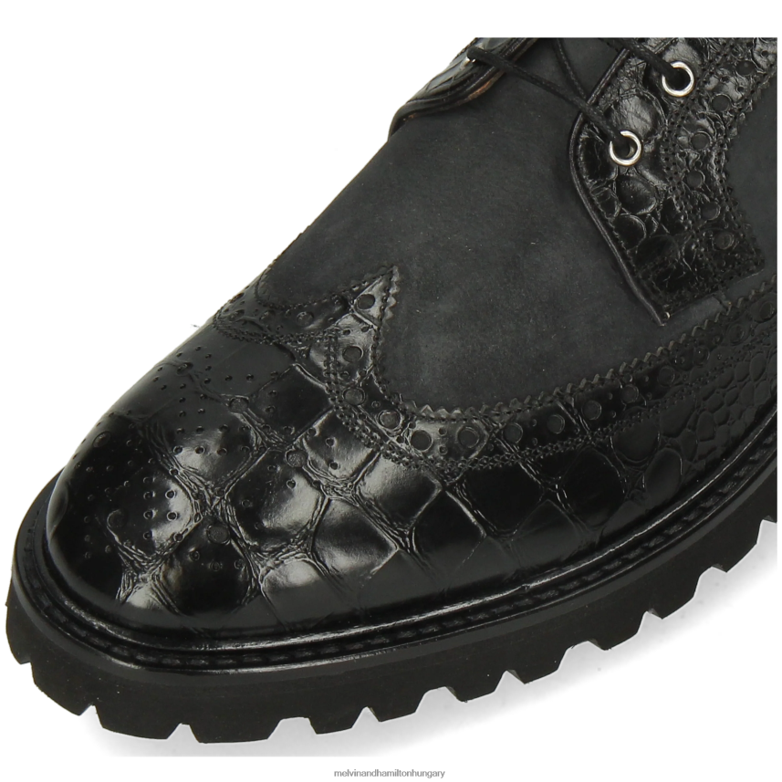 férfiak Melvin & Hamilton 42FNT64 bokacsizma fekete Máté 9