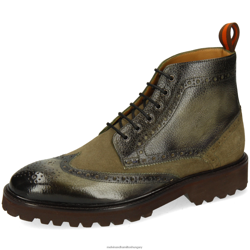 férfiak Melvin & Hamilton 42FNT75 bokacsizma khaki Máté 7