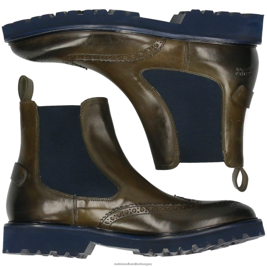 férfiak Melvin & Hamilton 42FNT82 bokacsizma khaki Máté 49