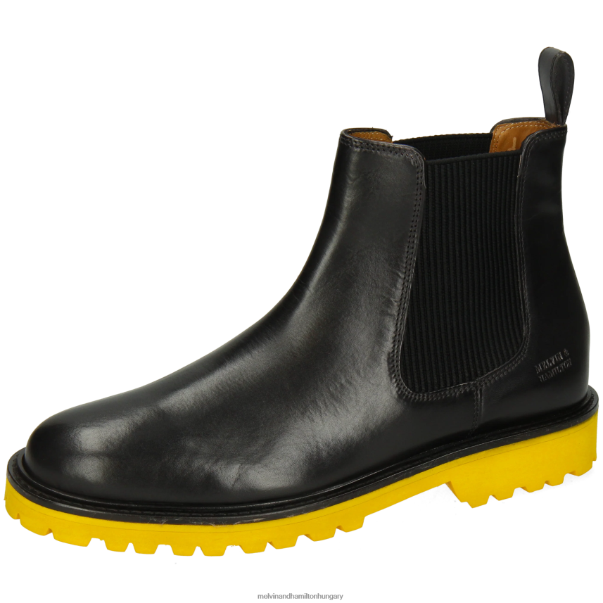 férfiak Melvin & Hamilton 42FNT86 bokacsizma fekete dexter 2