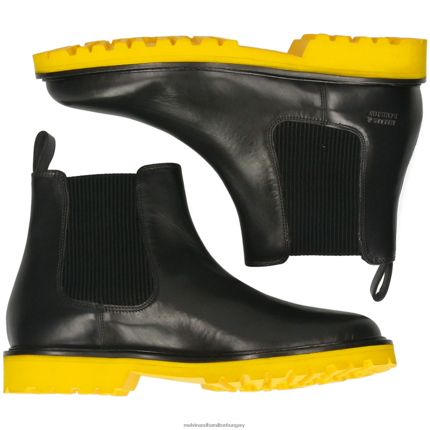 férfiak Melvin & Hamilton 42FNT86 bokacsizma fekete dexter 2