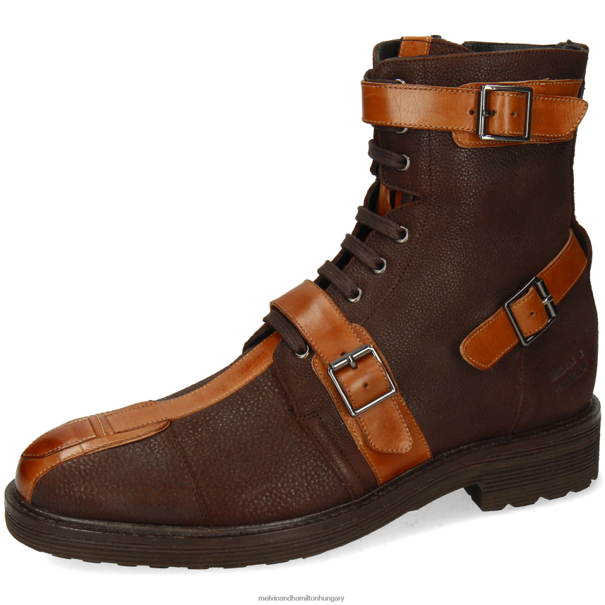 férfiak Melvin & Hamilton 42FNT87 bokacsizma barna trevor 48