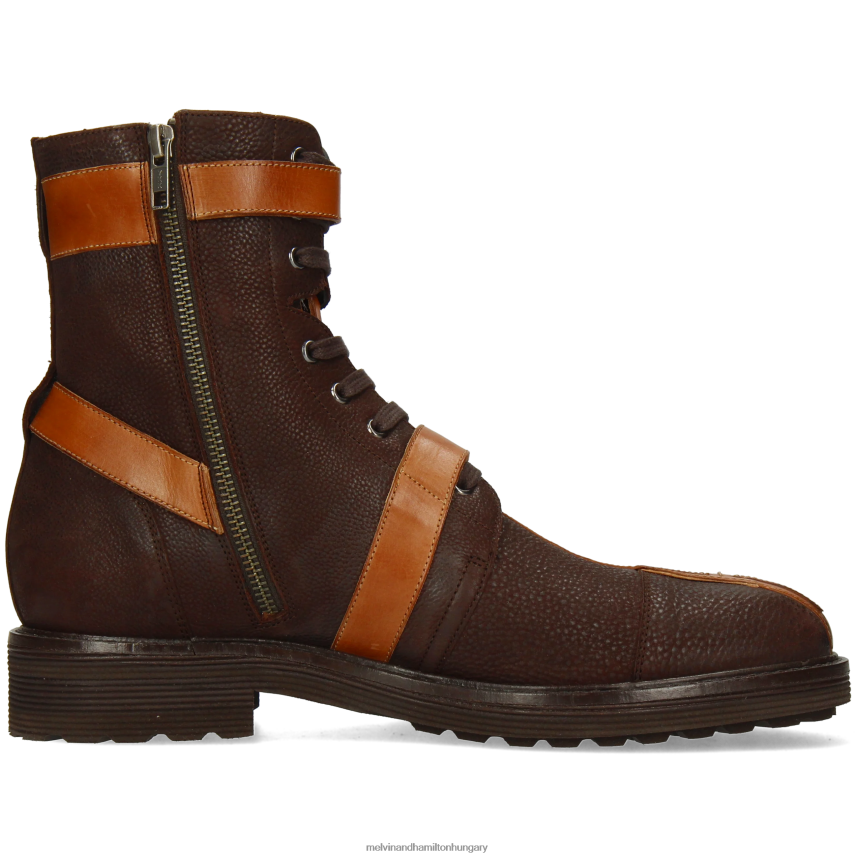 férfiak Melvin & Hamilton 42FNT87 bokacsizma barna trevor 48