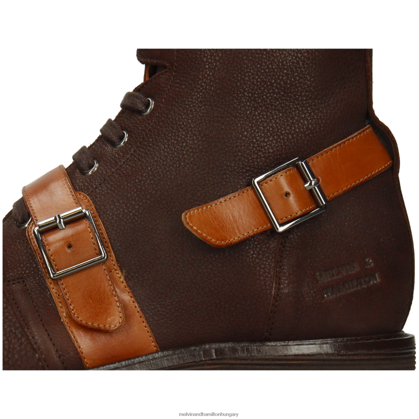 férfiak Melvin & Hamilton 42FNT87 bokacsizma barna trevor 48