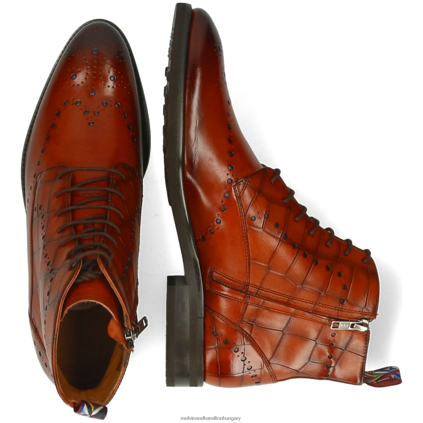 férfiak Melvin & Hamilton 42FNT89 bokacsizma narancs Bobby 9