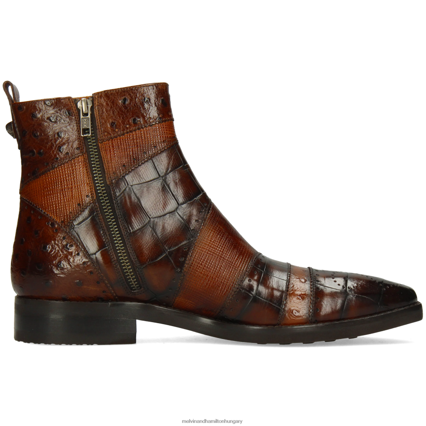férfiak Melvin & Hamilton 42FNT95 bokacsizma barna elvis 26
