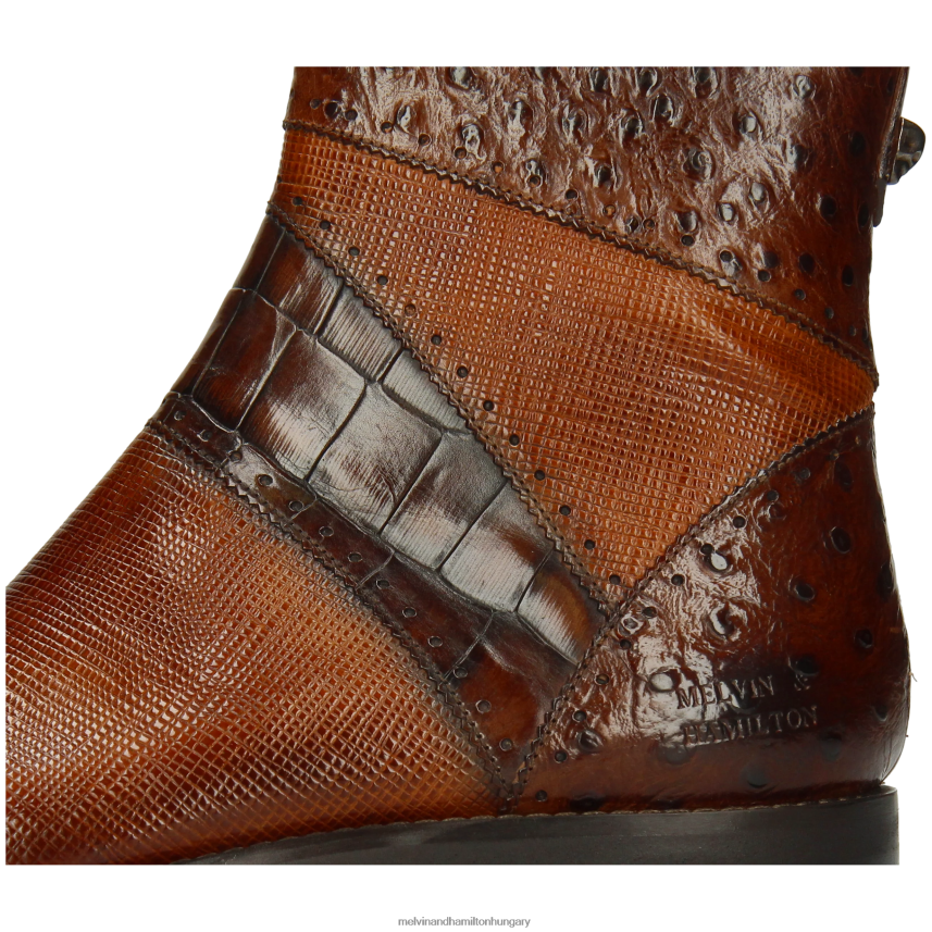 férfiak Melvin & Hamilton 42FNT95 bokacsizma barna elvis 26