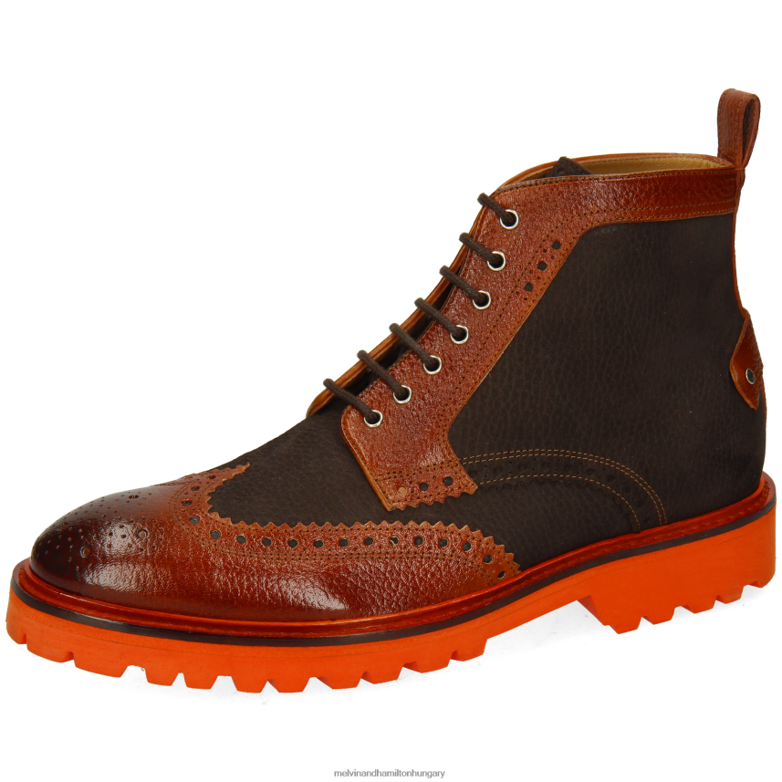 férfiak Melvin & Hamilton 42FNT97 bokacsizma barna Máté 48