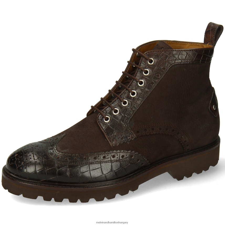 férfiak Melvin & Hamilton 42FNT98 bokacsizma barna Máté 48