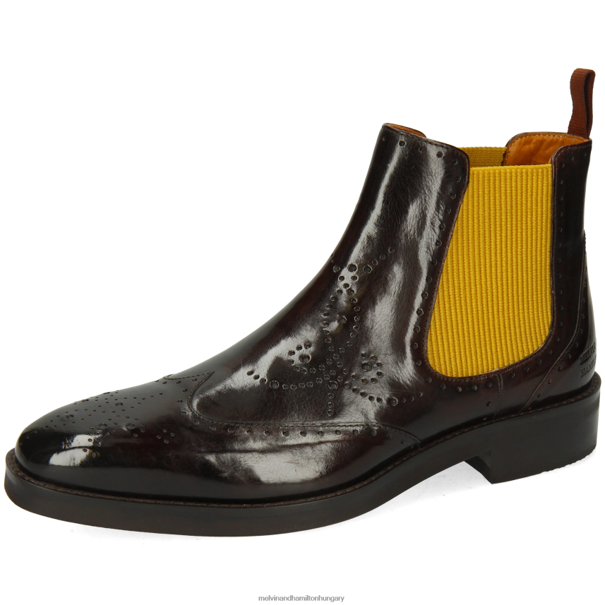 férfiak Melvin & Hamilton 42FNT99 bokacsizma barna Jeff 35